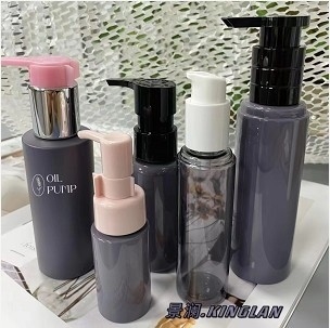 JL-OIL102A Pure Oil Pump 24/410 External Spring Suction Cream Pump 1.0CC Essential Oil Screw Dispenser Pump With Clip