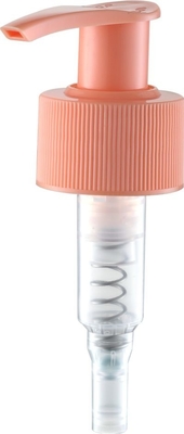 JL-JS302A Left-right  Lock Up Lotion Pump Smooth, Aluminum, Ribbed Lotion Dispenser Pump