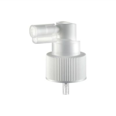 JL-MS105A Ribbed Aluminum Oral Nasal Mist Sprayer Pump 20 22 24 28 410 Plastic Sprayer For Nasal Clean Leak Proofness