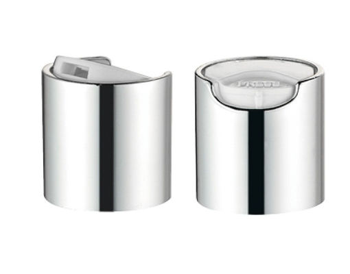 JL-CP101 Aluminum Silver Gold Disc Top Cap 18 20 24 28 410 415 For Plastic Bottle