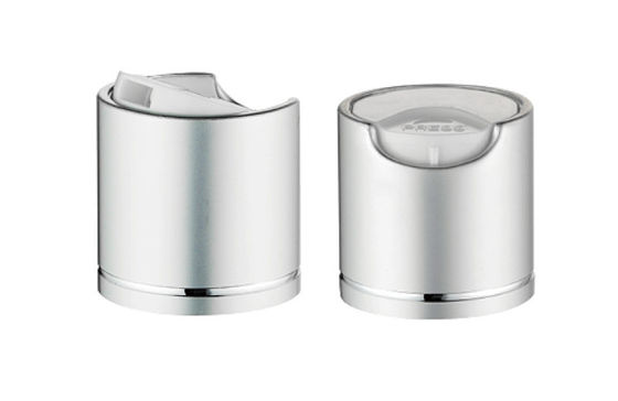 JL-CP101 Aluminum Silver Gold Disc Top Cap 18 20 24 28 410 415 For Plastic Bottle