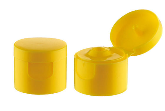 JL-CP102 18 20 24 28 410 415 Plastic Flip Top Caps Smooth Screw Shampoo PP