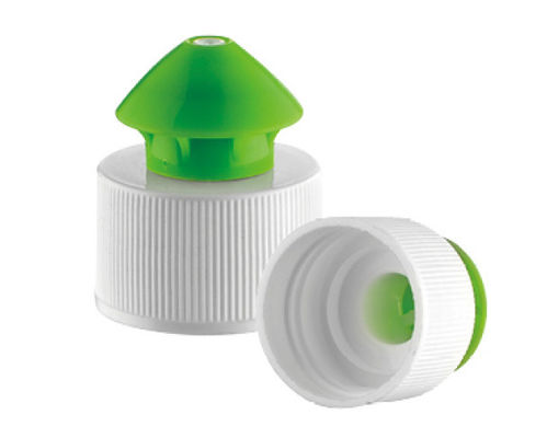 JL-CP103C 24/410 push pull bottle tops Ribbed Child Proof PP 24 410 Plastic Closure
