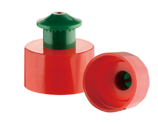 JL-CP103D 28/410 Bottle Packaging 24mm OEM ODM Smooth Plastic Closure Caps Push Pull Cap