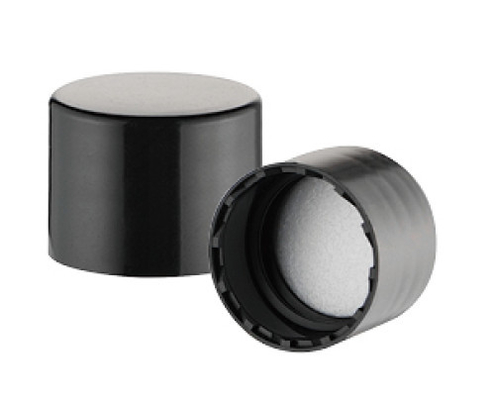 JL-CP104 18 20 24 410 Ribbed Smooth Plastic Closure Water Caps Normal Screw Cap with PET Bottle