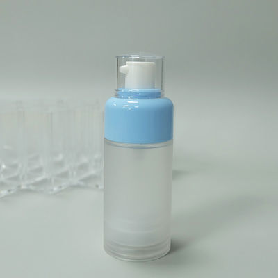 JL-AB125 Unique Shape Airless Cosmetic Pump Bottles 0.09ml Dosage AS Single Wall