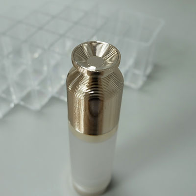 JL-AB126 ODM 50ml Airless Pump Bottles Screw Sealing AS SAN Single Wall