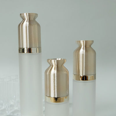 JL-AB126 ODM 50ml Airless Pump Bottles Screw Sealing AS SAN Single Wall