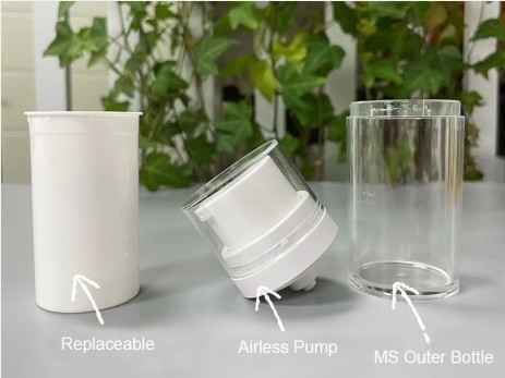 JL-AB222 Airless Bottle 30ml 50ml Replaceable