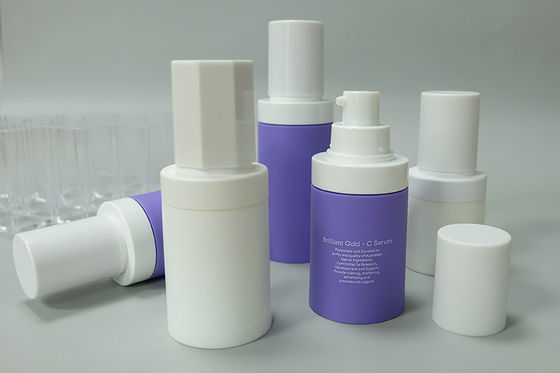 JL-AB127 Recyclable PP Vacuum Cosmetic Travel Container 15ml 30ml 50ml