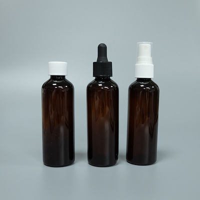 JL-PET1401 Plastic PET 100ml Cylinder Empty Shampoo Bottles With Pump