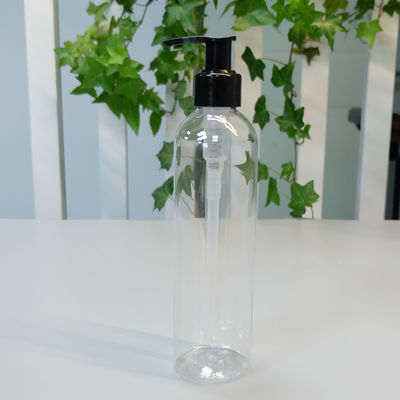 JL-PET2303 Plastic PET 24/410 Clear Pump Bottles 300ml Tall