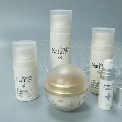 JL-AB105C All Plastic Mono Airless Containers Cosmetics 15ml With Snap On Sealing