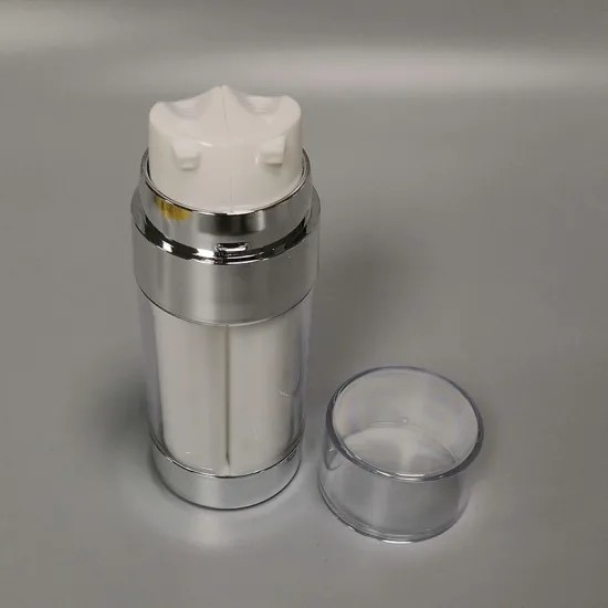 JL-AB215  Dual Chamber Plastic Airless Pump Bottles AS PP Bottle