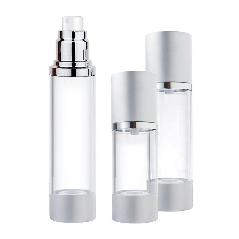 JL-AB104D Diameter 34mm Single Wall Airless Bottle 0.5 oz 1 oz 1.7 oz Aluminum Fine Mist Sprayer
