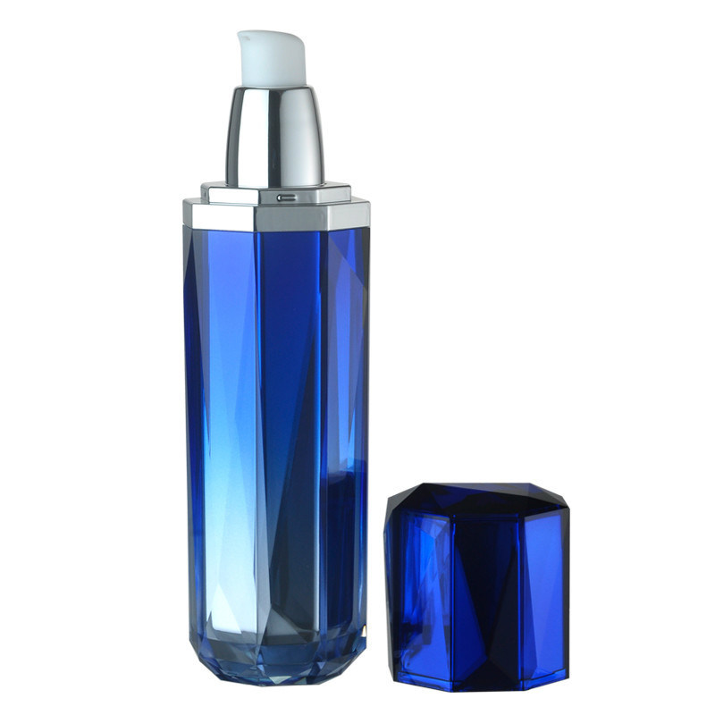 JL-LB302 PMMA / PP Vacuum Lotion Bottle Cosmetic Packaging 30ml 50ml 100ml