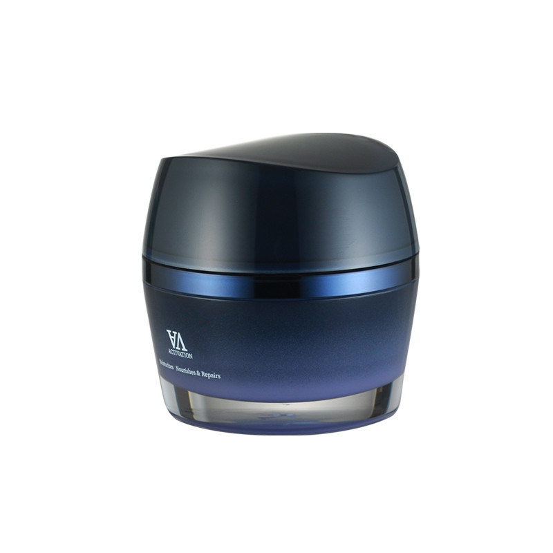 JL-JR808 PMMA PP Acrylic Cosmetic Jar 50g 50ml Custom Logo Printing