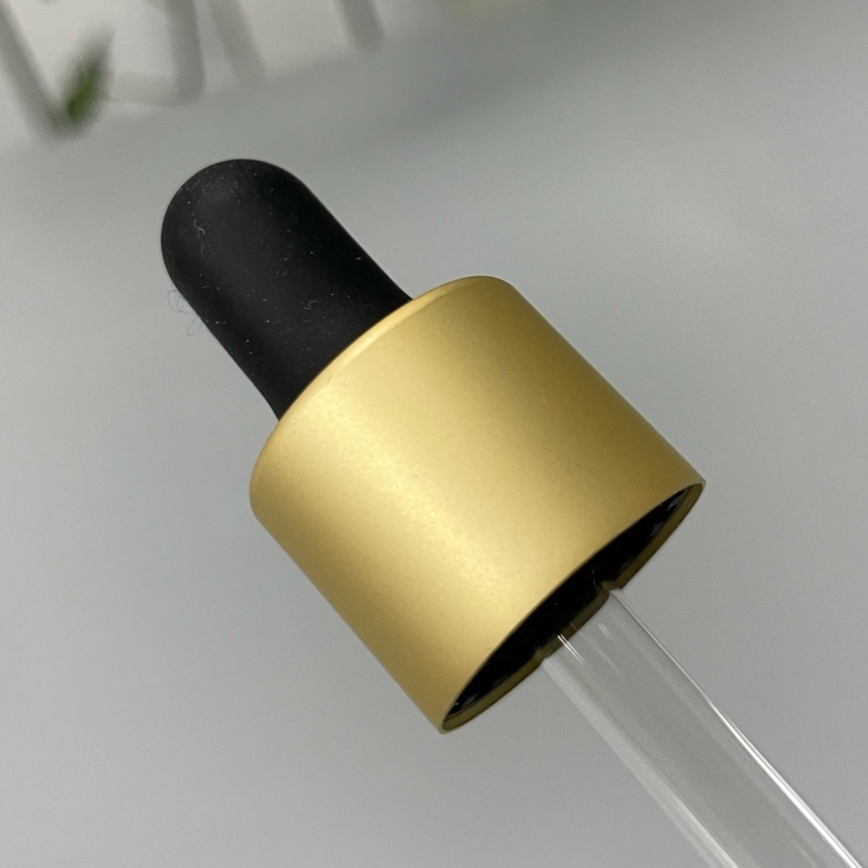 24/410 Essential Facial Oil Dropper in Matt Gold Black NBR