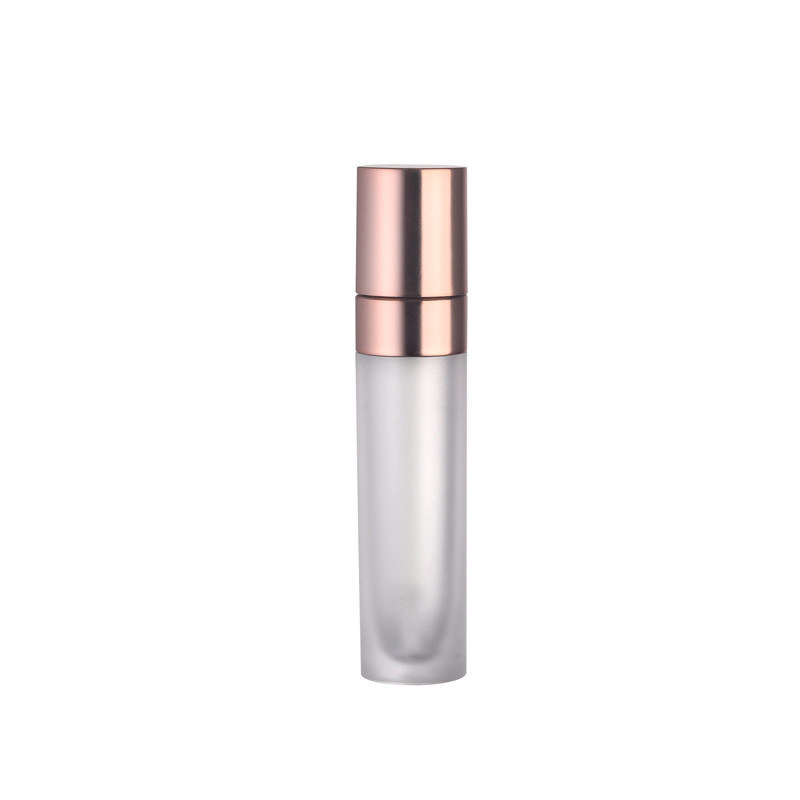JL-LG105A 0.33oz 7ml Custom Lipstick Tubes Round Clear Cosmetic Bottle Packages For Make Up