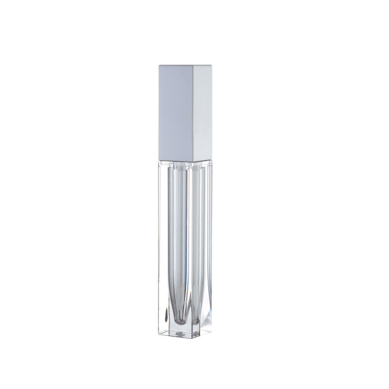JL-LG205 Square Lip Gloss Tube Makeup Tube Empty Cosmetic Container 7ml Square Lipgloss Tube