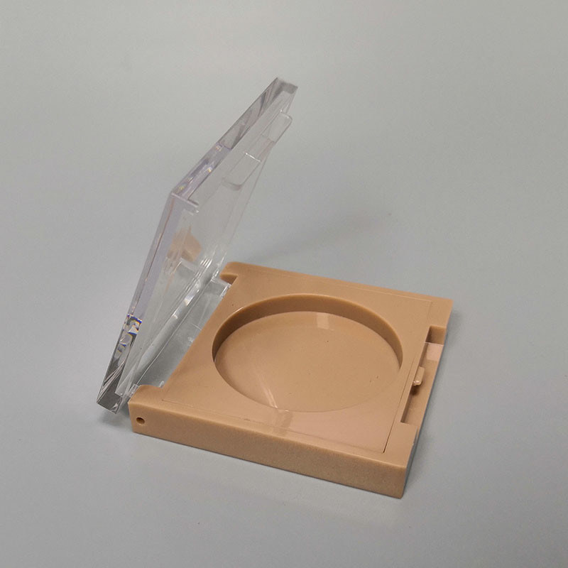 JL-EC205 Empty Square Plastic Eyeshadow Makeup Box Containers Durable Beauty Packaging