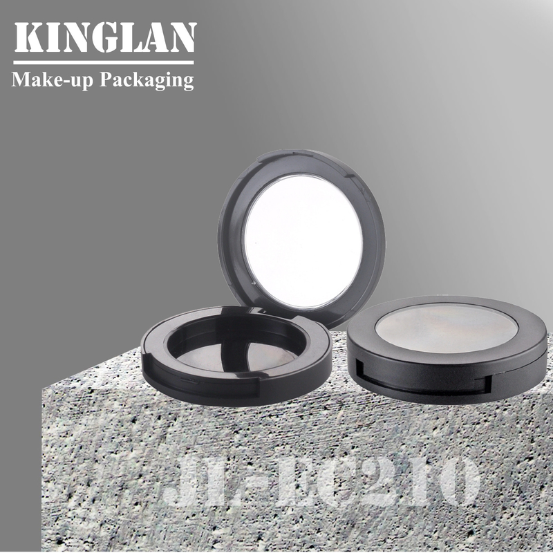 JL-EC210 Plastic Packaging Round Eyeshadow Case Makeup Palette Empty Eyebrow Case Box Container