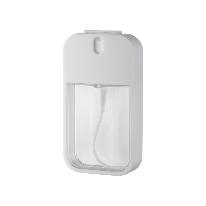 JL-PA102A 20ml Fine Mist Pump Spray Bottle ABS PETG Plastic Perfume Card Square For Travelling
