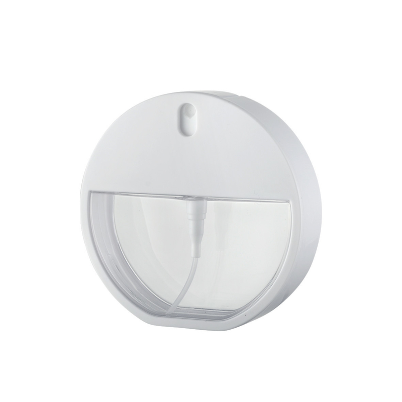 JL-PA104 Round Shape PETG ABS Perfume Bottle 30ml Fine Mist Pump Sprayer Perfume Card