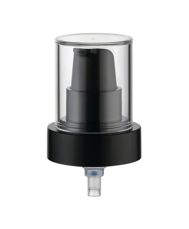 JL-CC103B Shamppo Treatment 24 410 black lotion pump UV Coating Aluminum Collar 0.5CC