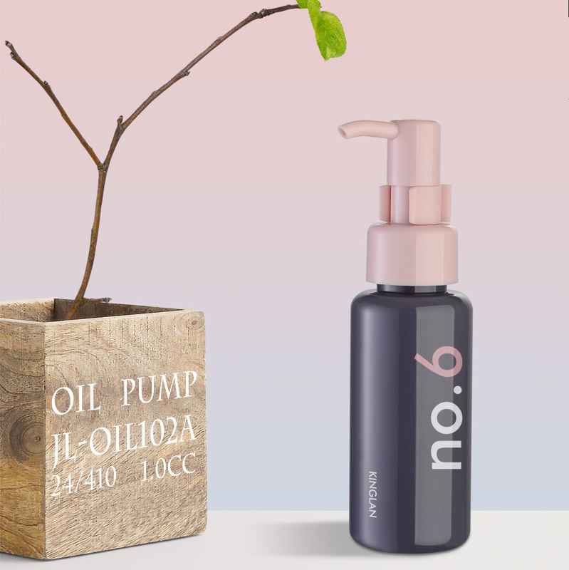 JL-OIL102A Pure Oil Pump 24/410 External Spring Suction Cream Pump 1.0CC Essential Oil Pump With Clip