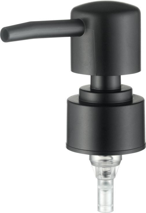 JL-KW102F 1.2CC 1.6CC Black Matt Plastic Lotion Pump 24/410 28/400 28/410 for Bathroom or Toiletries Lotion Bot