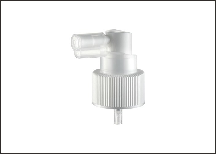 JL-MS105A Ribbed Aluminum Oral Nasal Mist Sprayer Pump 20 22 24 28 410 Plastic Sprayer For Nasal Clean Leak Proofness