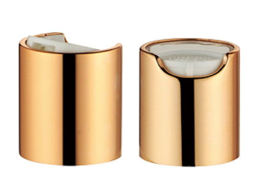 JL-CP101 18 20 24 28 410 415 Aluminum Silver Gold Disc Top Cap Closure Cap  for Plastic Bottle