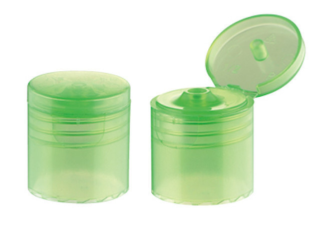 JL-CP102 18 20 24 28 410 415 Plastic Flip Top Caps Smooth Screw Shampoo PP