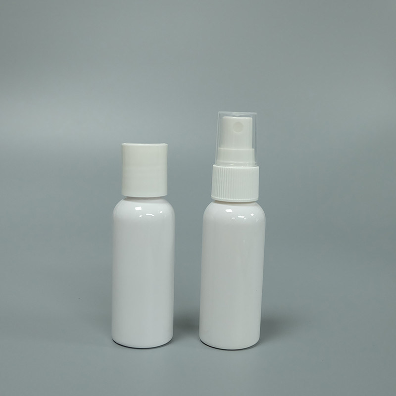 JL-PET0801  20/410 Refillable PET Wholesale Plastic Pump Bottles 50ml Cylinder